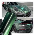 green car wrap